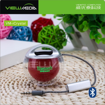 Hi-Fi stereo led Bluetooth speaker waterproof Bluetooth speaker mini size iCrystal